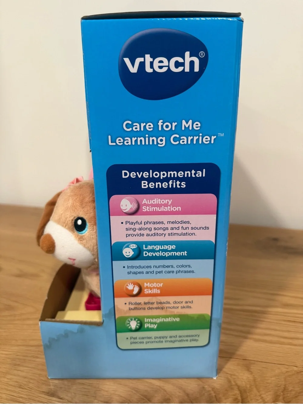 Vtech Interactive Care for Me Toy Pet Carrier with 100+ Buttons and Accessories